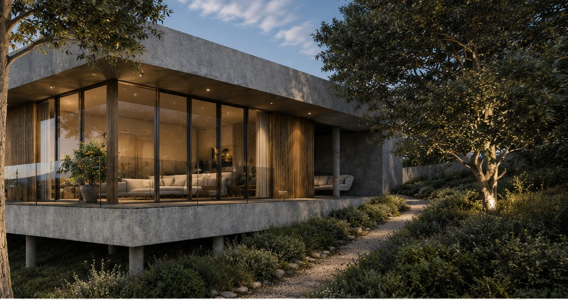 Casa 155 family reference home exterior