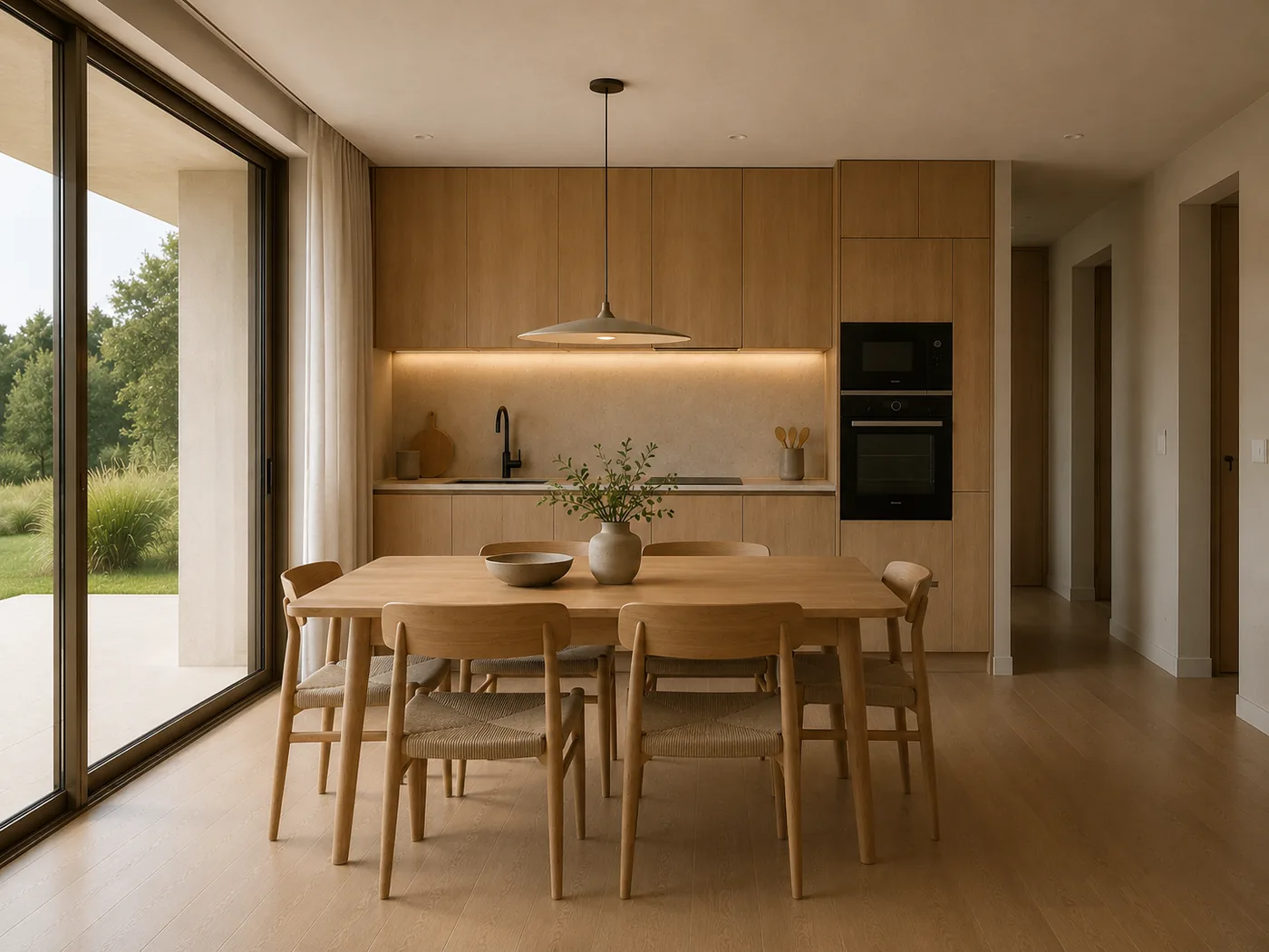 Reference kitchen and dining interior